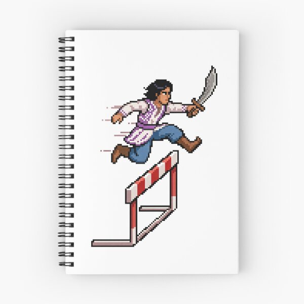 Item preview, Prince with a sword on an obstacle course racing - Vintage Gaming designed and sold by TontikDesign.