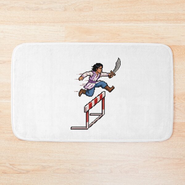 Item preview, Prince with a sword on an obstacle course racing - Vintage Gaming designed and sold by TontikDesign.