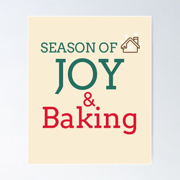 Item preview, Season of Joy and Baking designed and sold by Novel Works Studio.