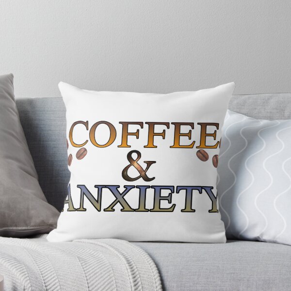 Item preview, Coffee and Anxiety – Funny Coffee Lover Design designed and sold by cezzarie.
