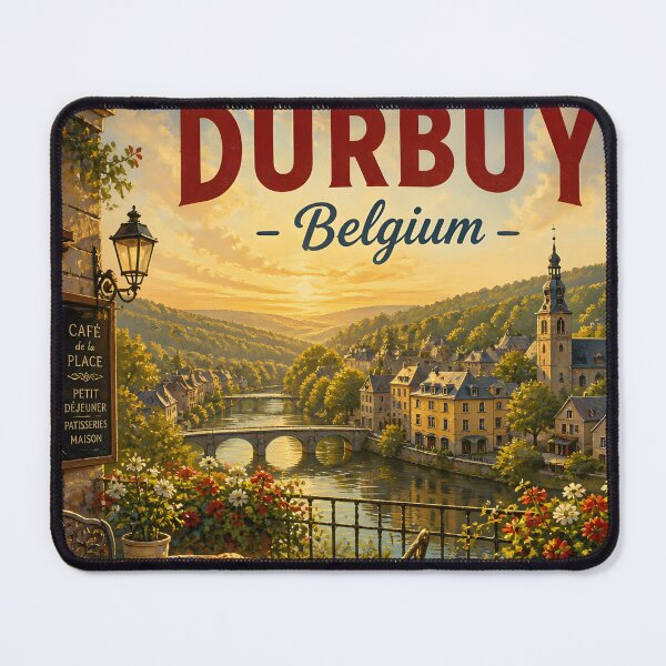 Item preview, Durbuy Belgium at Breakfast - Scenic Travel Destinations designed and sold by LSVart.