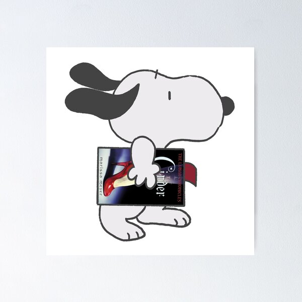 Artikelvorschau, Snoopy liest Cinder entworfen und verkauft von liveawhimsylife.