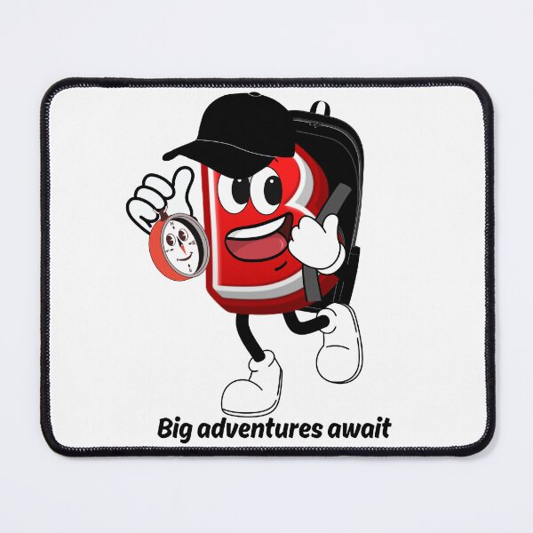 Item preview, Letter B Cute Cartoon Initial - Big Adventures Await Travel Character designed and sold by ImaginARTDesign.