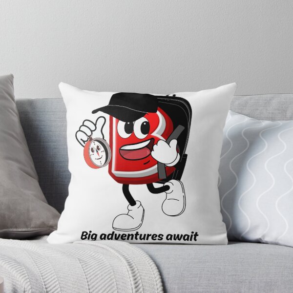 Item preview,  Letter B Cute Cartoon Initial - Big Adventures Await Travel Character designed and sold by ImaginARTDesign.