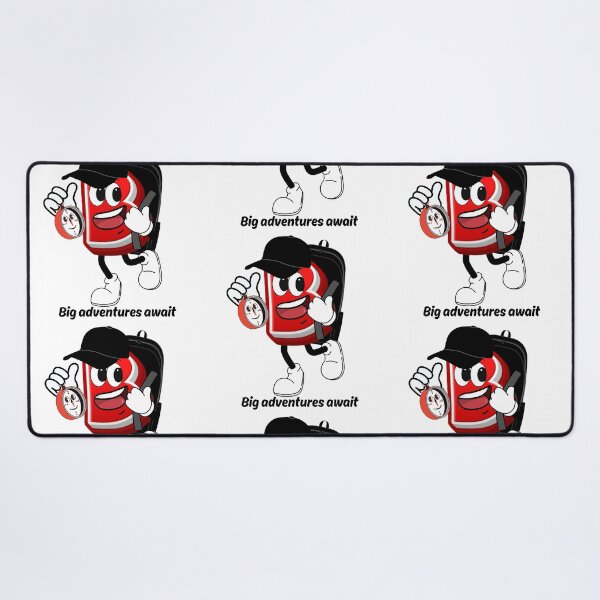 Item preview, Letter B Cute Cartoon Initial - Big Adventures Await Travel Character designed and sold by ImaginARTDesign.