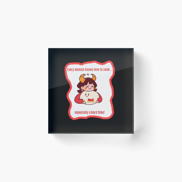 Item preview, Every Woman Knows How To Cook Funny Sarcastic Shirt designed and sold by MariaPCMaria.