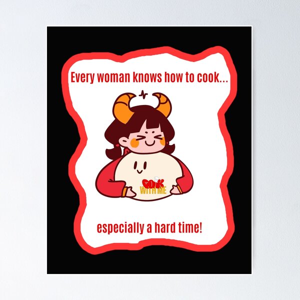 Item preview, Every Woman Knows How To Cook Funny Sarcastic Shirt designed and sold by MariaPCMaria.