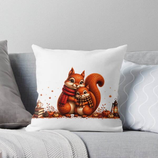 Item preview, Cozy Autumn Squirrel  | Cute Woodland Animal designed and sold by HO•Designs.