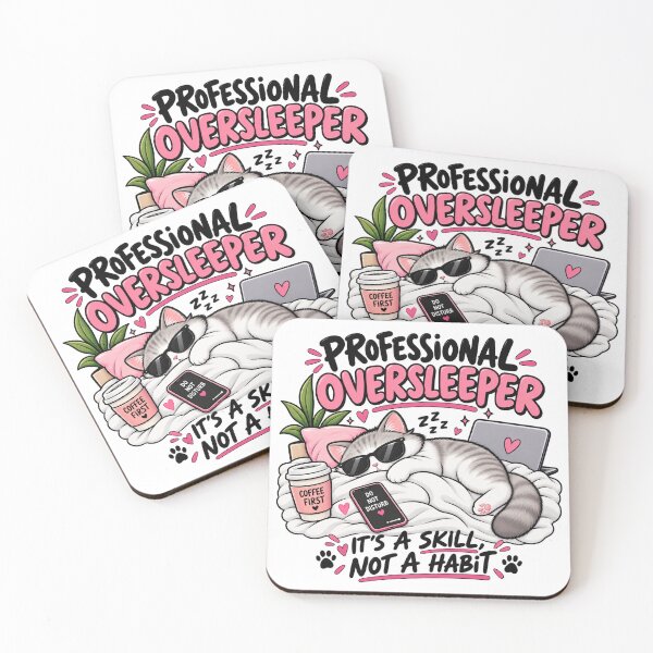 Item preview, Professional Oversleeper Cat designed and sold by OddMuseLab.