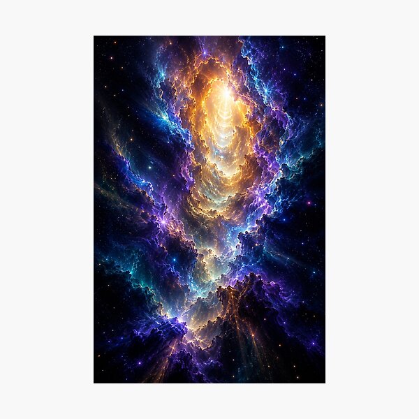Item preview, The Celestial Passage – Luminous Cosmic Nebula Space Art designed and sold by OandSDesigns23.