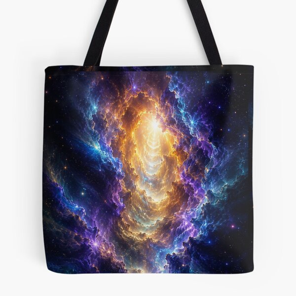 Item preview, The Celestial Passage – Luminous Cosmic Nebula Space Art designed and sold by OandSDesigns23.