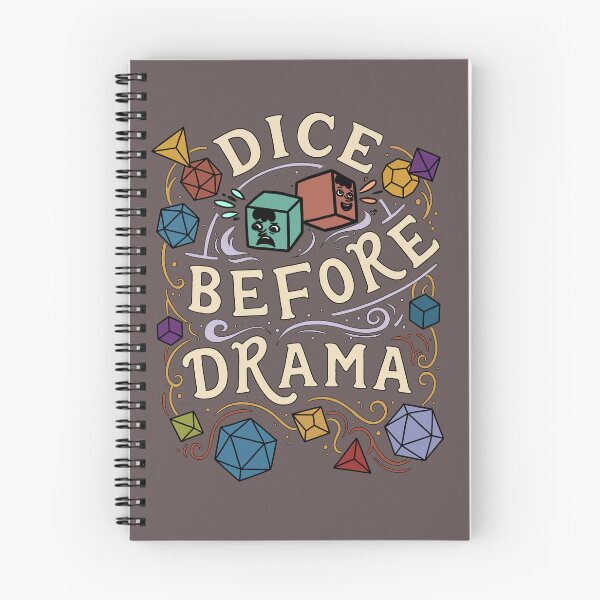Item preview, Dice Before Drama Funny Tabletop RPG designed and sold by Tiny Tavern Tales.