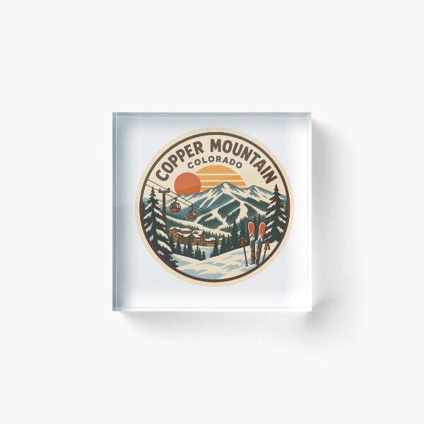 Item preview, Copper Mountain Colorado Vintage Ski Resort Badge designed and sold by LittleArij.