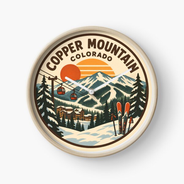 Item preview, Copper Mountain Colorado Vintage Ski Resort Badge designed and sold by LittleArij.