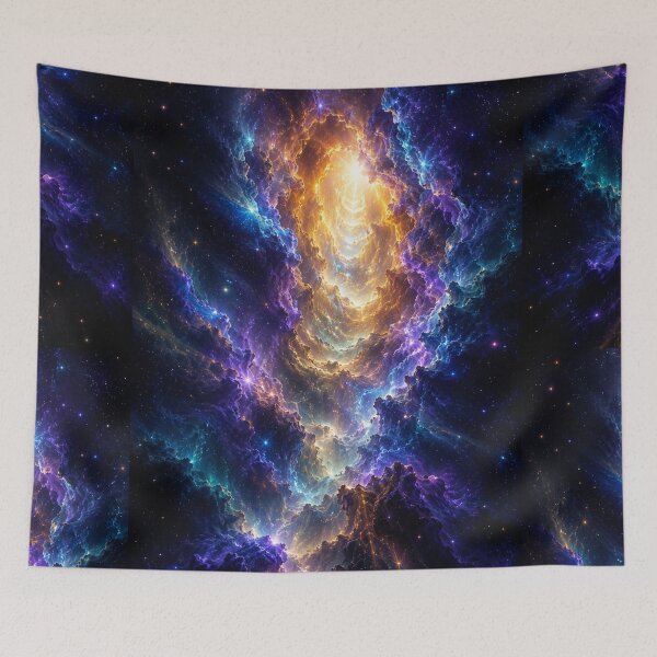 Item preview, The Celestial Passage – Luminous Cosmic Nebula Space Art designed and sold by OandSDesigns23.