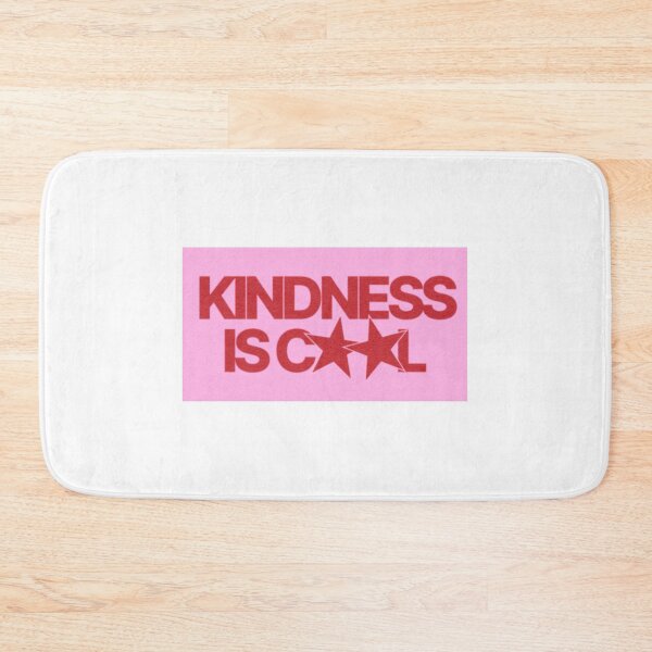 Item preview, Kindness Is Cool Pink Red Star Typography Aesthetic designed and sold by hannahbee.