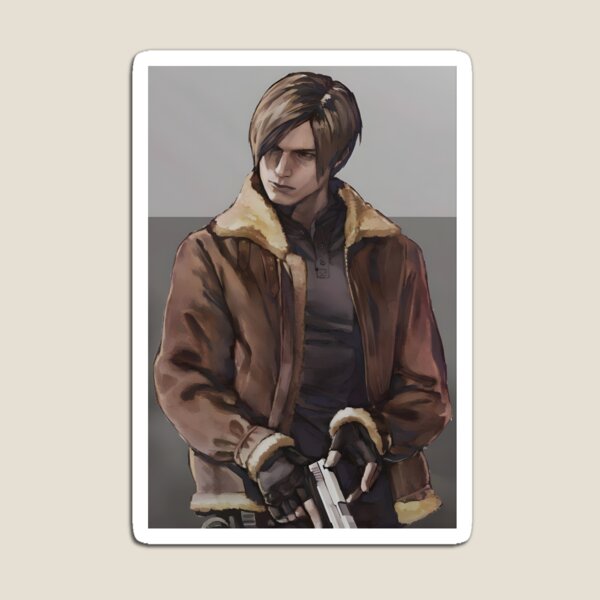 Item preview, Leon Kennedy Bomber Jacket Painting | Resident Evil Unofficial Fan Art designed and sold by My Artprintz.
