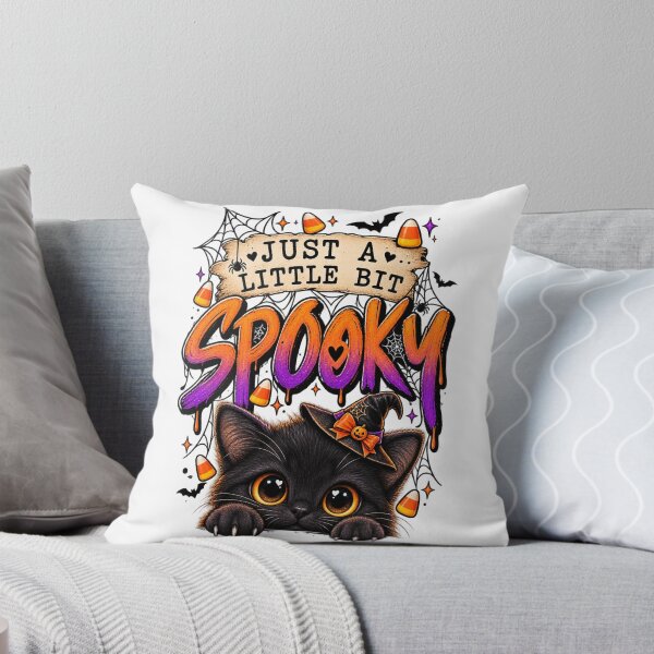 Item preview, Cute Spooky Black Cat Halloween – Witchy Candy Corn Design designed and sold by Ayden World.