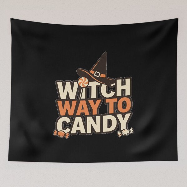 Item preview, Halloween Witch – Witch Way To Candy designed and sold by No Excuses Supply.