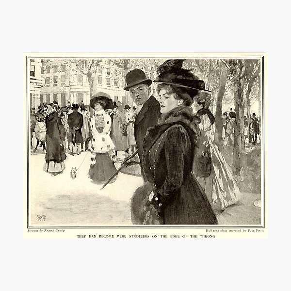 Item preview, They Had Become Mere Strollers on the Edge of the Throng designed and sold by Donkey's Salad.