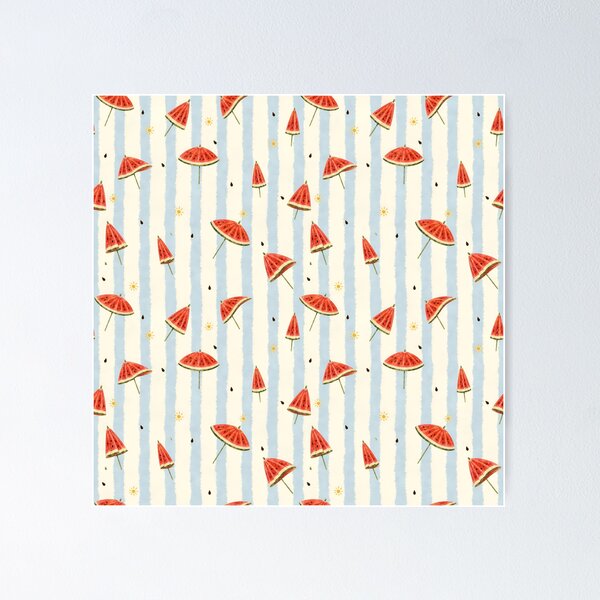 Item preview, Watermelon Beach Umbrellas designed and sold by The Chill Paw .