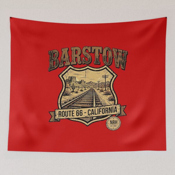 Item preview, Barstow California Route 66 Railroad Badge designed and sold by Normandy Road Heritage.