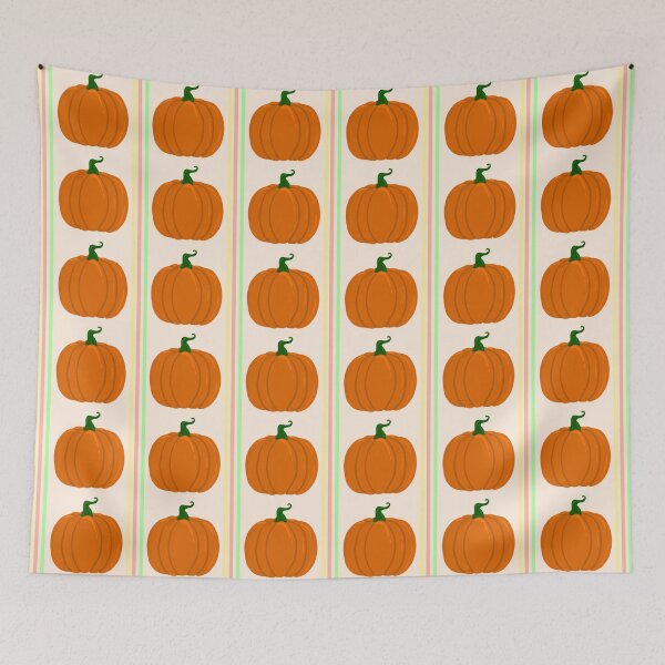 Item preview, Retro Pumpkin Pattern  designed and sold by cherrynat1.