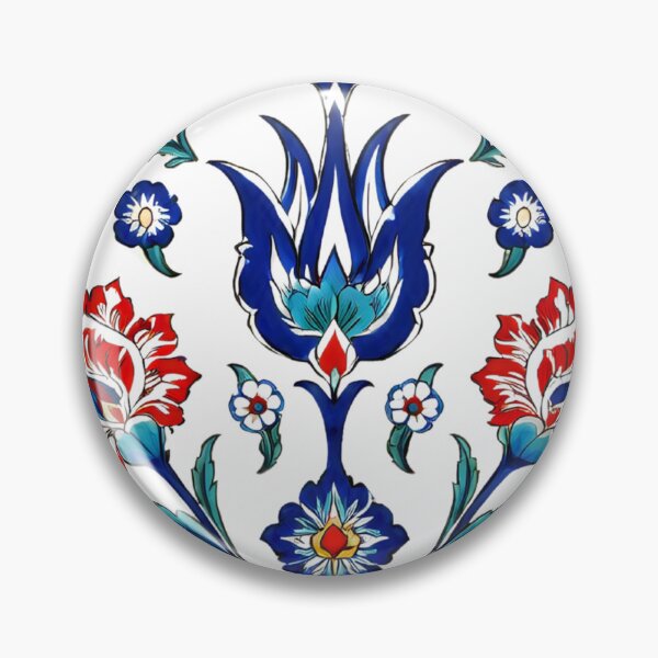 Item preview, Ottoman Floral Pattern – Turkish Iznik Tile Art Design 2 designed and sold by Psycho-Crazy.
