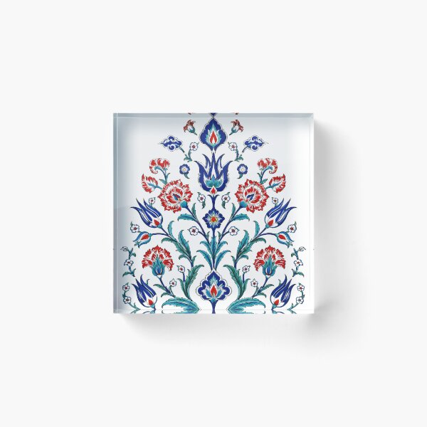 Item preview, Ottoman Floral Pattern – Turkish Iznik Tile Art Design 2 designed and sold by Psycho-Crazy.