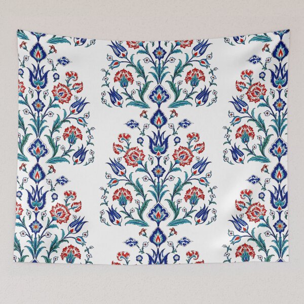 Item preview, Ottoman Floral Pattern – Turkish Iznik Tile Art Design 2 designed and sold by Psycho-Crazy.