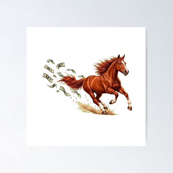 Item preview, Happy Horse Chasing Money and Good Fortune designed and sold by Kolibra.