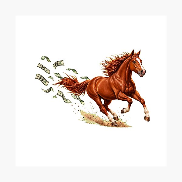 Item preview, Happy Horse Chasing Money and Good Fortune designed and sold by Kolibra.