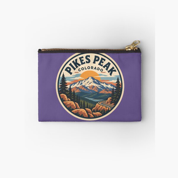 Item preview, Pikes Peak Colorado Vintage Mountain Highway Badge designed and sold by LittleArij.