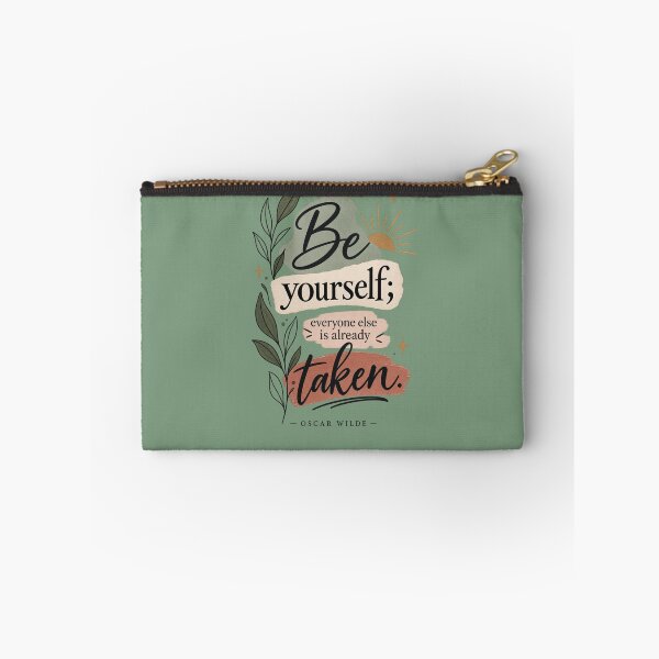 Item preview, Be Yourself Everyone Else Is Already Taken Quote | Oscar Wilde Inspirational Self Love Typography designed and sold by MimiSabu.