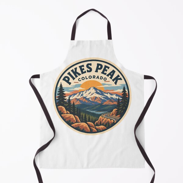 Item preview, Pikes Peak Colorado Vintage Mountain Highway Badge designed and sold by LittleArij.