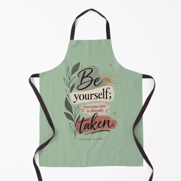Item preview, Be Yourself Everyone Else Is Already Taken Quote | Oscar Wilde Inspirational Self Love Typography designed and sold by MimiSabu.