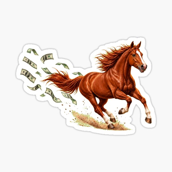 Item preview, Happy Horse Chasing Money and Good Fortune designed and sold by Kolibra.