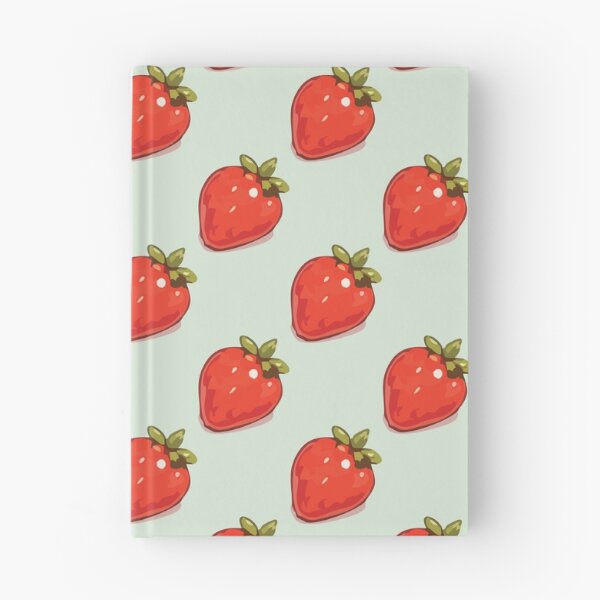Item preview, Strawberry Pattern – Retro Red Strawberries & Green Leaves 2 designed and sold by SimplePoDesign.