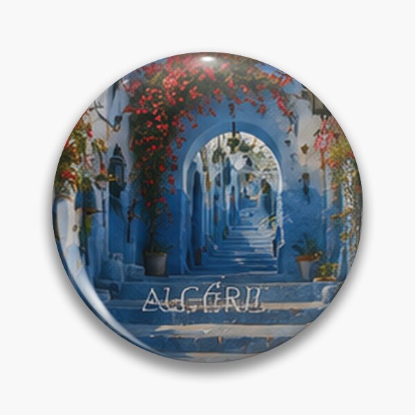 Item preview, Blue Village Alley Algeria — Colours and Traditions. designed and sold by Louise2026.