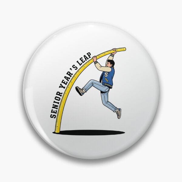 Item preview, Student Varsity Jacket Pole Vaulting Ruler Senior Year's Leap designed and sold by Rare By Hero.