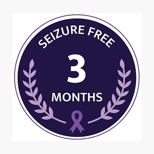Item preview, 3 Months Seizure Free designed and sold by MickeyEdwards.