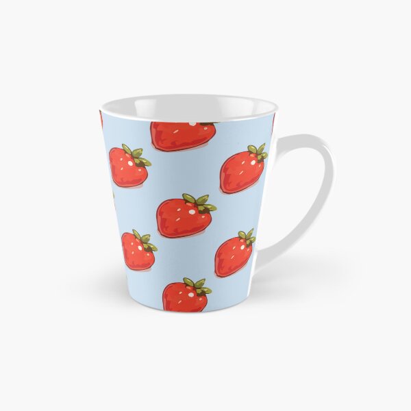 Item preview, Strawberry Pattern – Retro Red Strawberries & Green Leaves 3 designed and sold by SimplePoDesign.