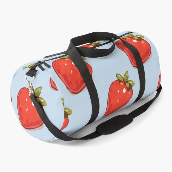 Item preview, Strawberry Pattern – Retro Red Strawberries & Green Leaves 3 designed and sold by SimplePoDesign.
