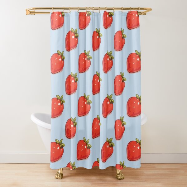 Item preview, Strawberry Pattern – Retro Red Strawberries & Green Leaves 3 designed and sold by SimplePoDesign.