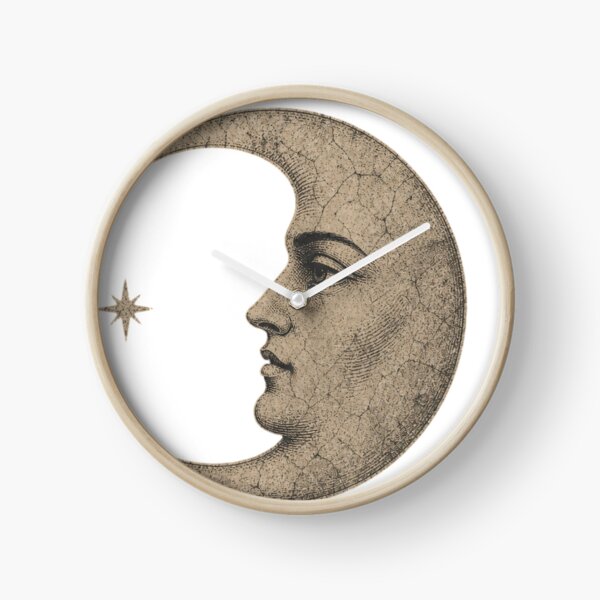 Item preview, Vintage Celestial Moon Face Art designed and sold by StudioSQ.