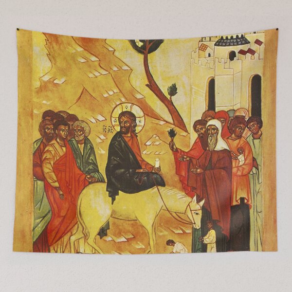 Item preview, Christ Entering Jerusalem Palm Sunday 1450 designed and sold by GuyBlank.