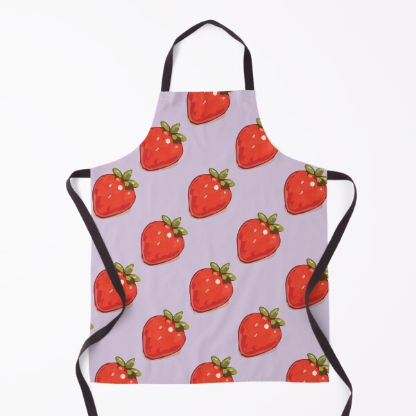 Item preview, Strawberry Pattern – Retro Red Strawberries & Green Leaves 4 designed and sold by SimplePoDesign.