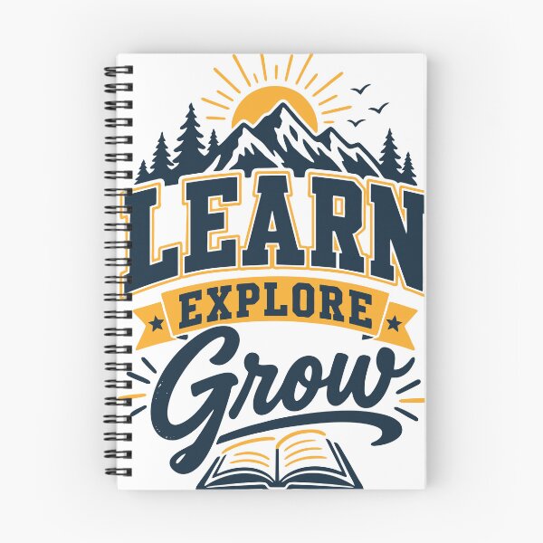 Item preview, Learn Explore Grow | Retro Education Adventure Design designed and sold by Sunday.Supply.