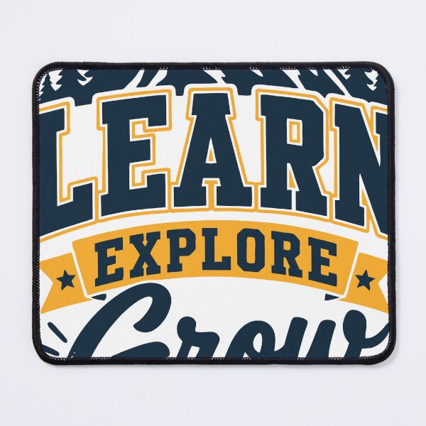 Item preview, Learn Explore Grow | Retro Education Adventure Design designed and sold by Sunday.Supply.