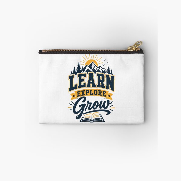 Item preview, Learn Explore Grow | Retro Education Adventure Design designed and sold by Sunday.Supply.